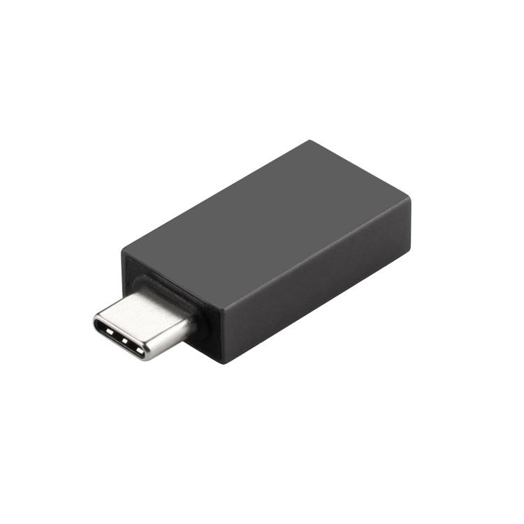 

Portable USB-C Male to USB-A Female OTG Connector Adapter Grey