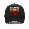 Funny Powerlifting Squat Bench Deadlift Weightlifting Unisex Hat Cotton Breathable Body Building Motion Baseball Cap Dad Hats