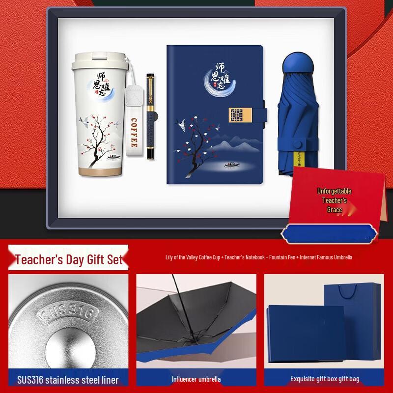 Teacher s Day 4-Piece Gift Set with Coffee Mug