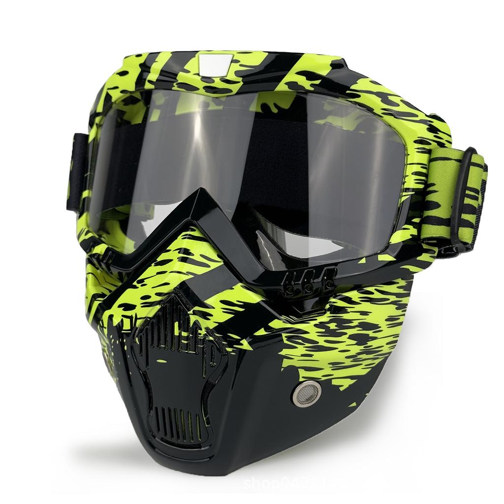 Glasses Water Turning Ghost Head Goggles Mask Motorcycle Riding Mask Windproof Warm Outdoor Protection