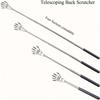 3 Pcs Adjustable Stainless Steel Back Scratcher with Retractable Claw for Portable and Convenient Massage and Tickle Relief