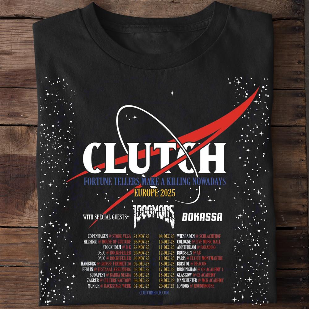 

Clutch The Full Ahead Flank MMXXV Tour All Size S to 5XL T-shirt Unisex T-Shirt S
