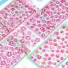 Sweet 3D Cherry Blossom Sticker Romantic Trendy Relief Flower Stickers Diy Scrapbooking Notebook Stationery Decal Decoration