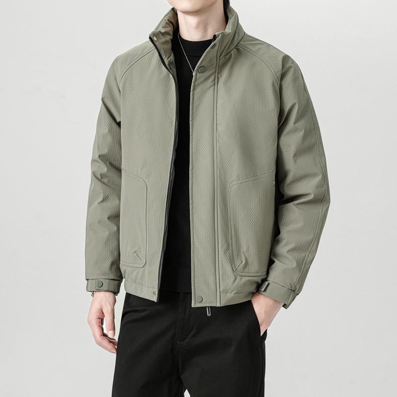 

% White Duck Down Jacket Men s Winter New Warm and Waterproof Outdoor Loose Stand-up Collar Thickened Jacket Men s Clothing 3XL