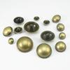 10pcs/lot 15-28mm Vintage Silver Bronze Thin-edged Bald Mushroom Metal Button Fashion Button Suit Coat Button