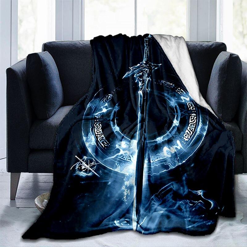 Umelecky potlačená deka na zbrane flanel Mäkká plyšová rozkladacia pohovka vrhacie deky Gedruckt Bettdecke pohovka Geschenk Dropshopping