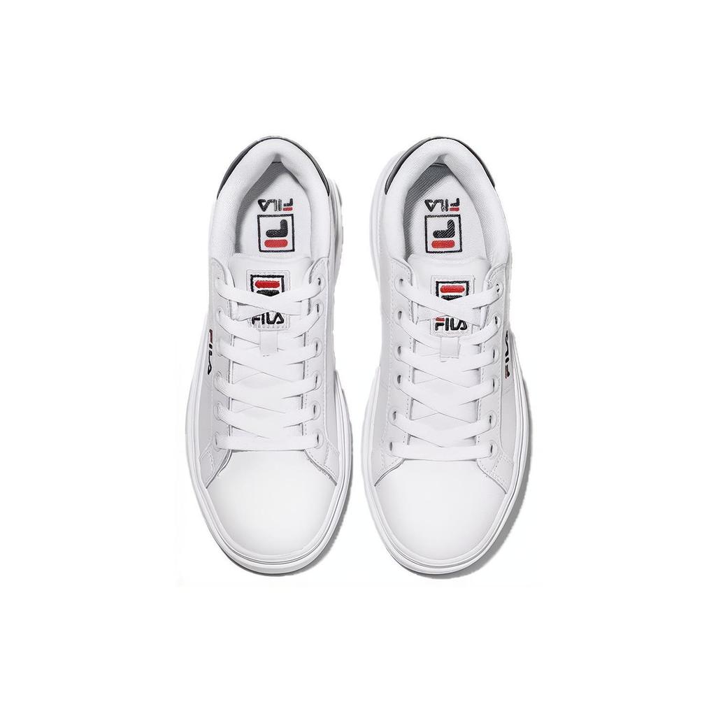 FILA Court Plumpy Low Top Board Shoes White/Black 1TM01397D_147
