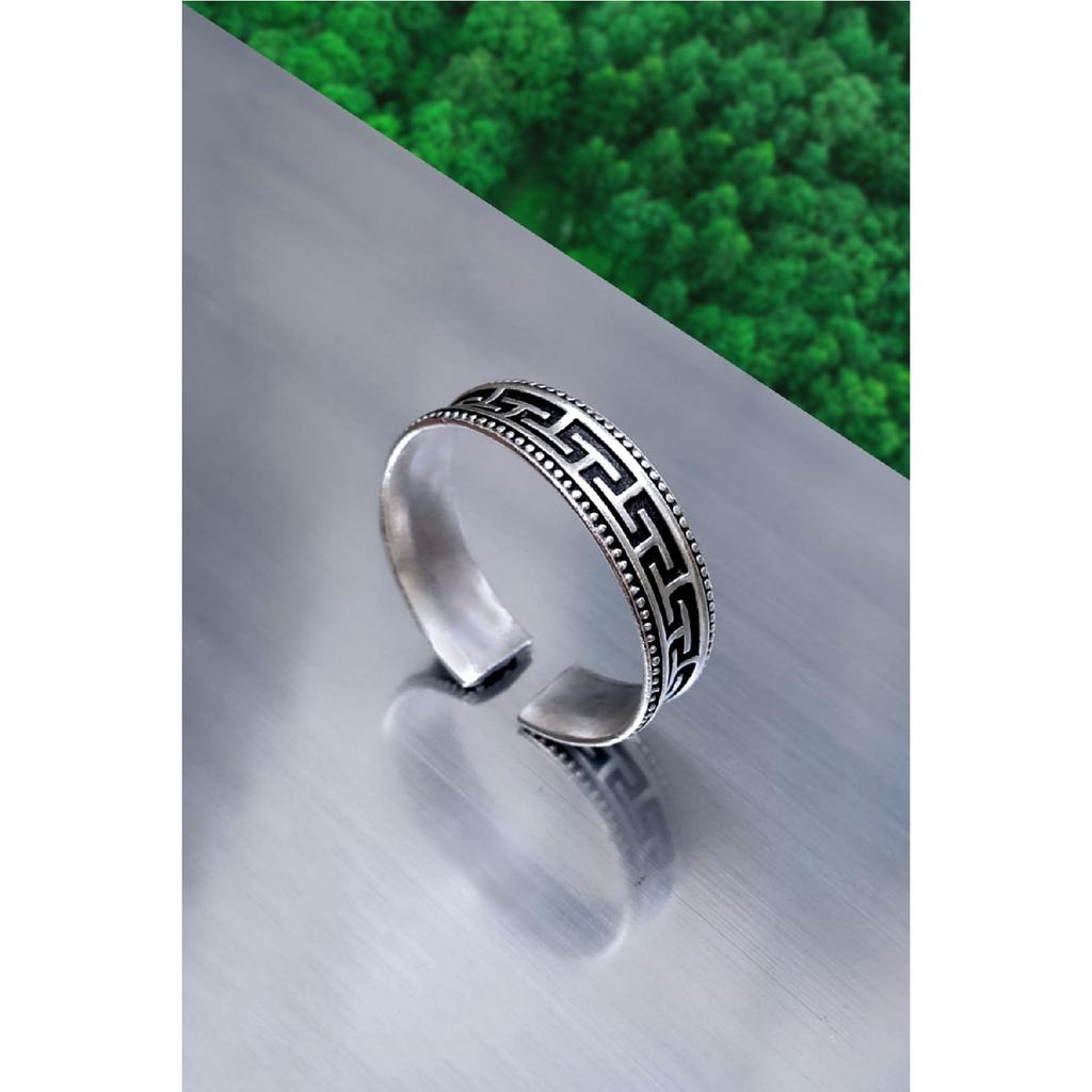 Maze Wedding Ring Model Unisex Adjustable Ring