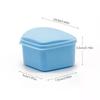 1pc Tooth Retainer Box for Braces and Mouthguard, Denture Storage Case and Clean Organizer Case