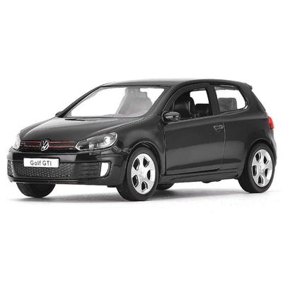 1/36 Volkswagen Golf 6 GTI Carrinho de Brinquedo Diecast Modelo Miniatura SUV Puxar para Trás Portas Abertas Coleção Educacional Presente Criança