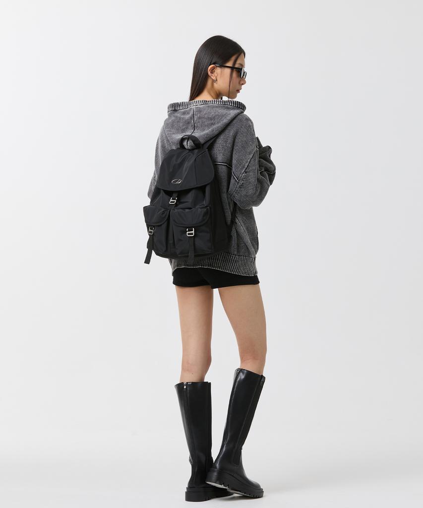 Oddstudio Signature Two-Pocket Backpack - Black