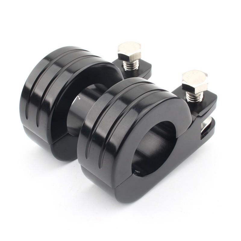 Harley Davidson XL883 Footpeg Mounting Bracket 32mm 38mm Chrome Black Retro Cruiser Motorcycle