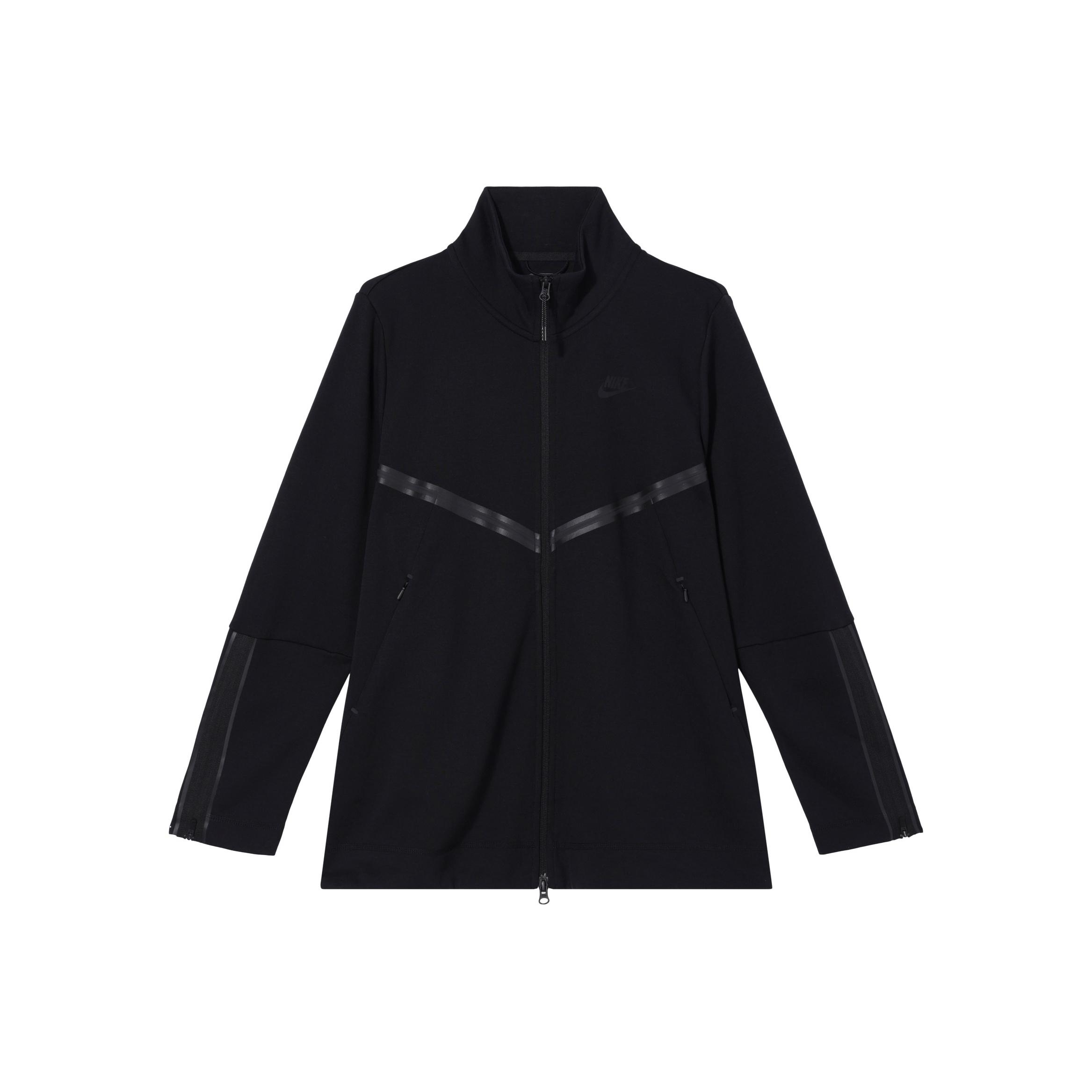 Женская куртка на молнии Nike Sportswear Tech Fleece, черная CW4297-010 S