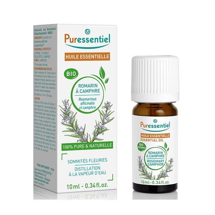 Puressentiel Huile Essentielle Romarin à Camphre Bio 10ml