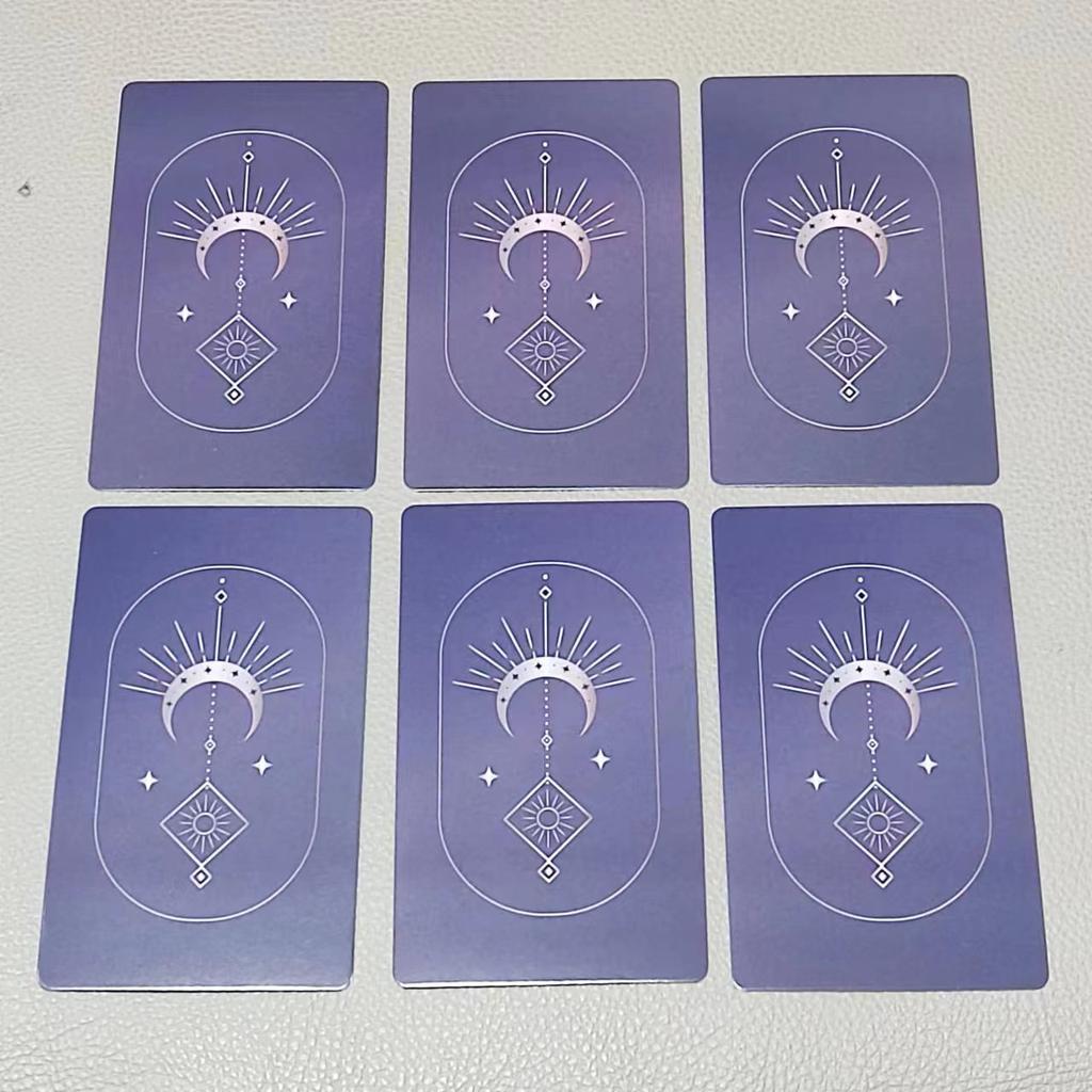 10,3 * 6 cm randloses Design Tarot 78 Karten mit Leitfaden für Anfänger