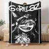 1pc Blanket - Gorillaz band Print Design,Lightweight Blanket for Sofa,Bed- Soft &Warm,Gift for All Seasons