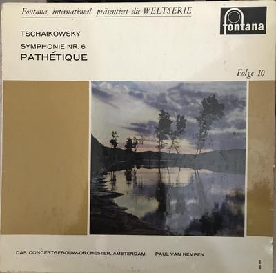 Disque vinyle TCHAIKOVSKY DAS CONCERTGEBOUWORCH Symphonie n°. 6 Pathetique 695006KL FONTANA Pays-Bas Classique Occasion