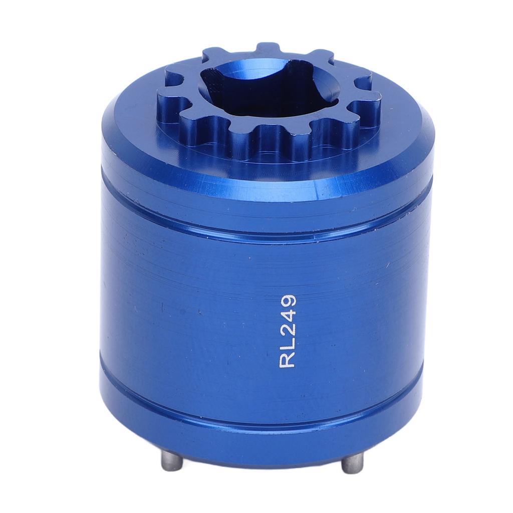 Kurbelabzieher 2 in 1 Aluminiumlegierung Ergonomisches Design Fahrrad Kettenblatt Demontagewerkzeug für