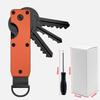 Versatile Metal Key Holder Compact Design for Easy House Key Management Multiple Colors