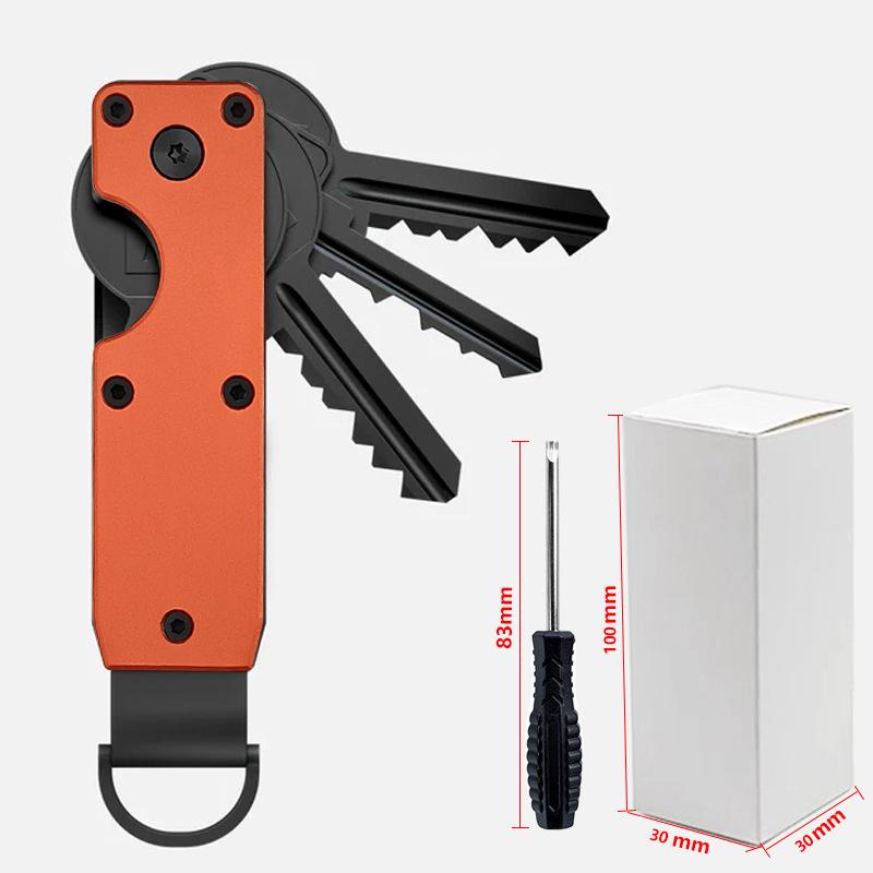 Versatile Metal Key Holder Compact Design for Easy House Key Management Multiple Colors