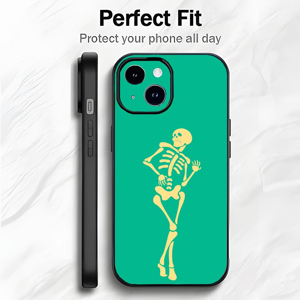 Spooky Symbol Abstract Dark Skull Phone Case Phone Case Soft Packaging Lightweight For iPhone17 16 15 14 13ProMax