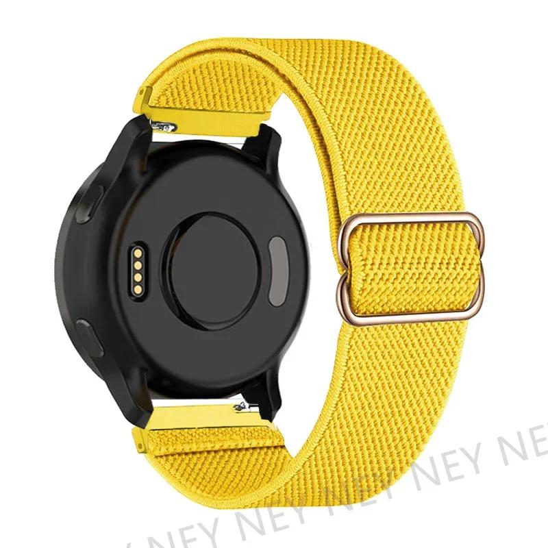 20 mm/22 mm Band für Amazfit GTS 4/2/2e/3/GTS2 Mini/GTR/4/3/Pro/GTR2/42 mm/Stratos Nylon elastisches Uhrenarmband Amazfit Bip-Armband
