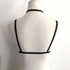 Alluring Women  Bra Elastic Cage Bra Strappy Hollow Out Bra Bustier  S