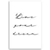 Canvas Print, Inscription Live Your Dreams