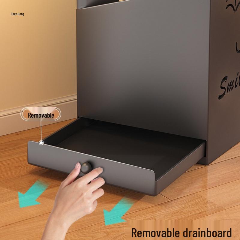 Household & Commercial Entryway Umbrella Stand with Drain Rack