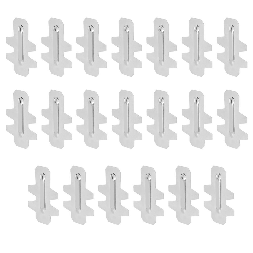 20 Stück Edelstahl Kaninchenkäfig Türhaken Karten Zubehör Käfig Zubehör Zucht Ausrüstung