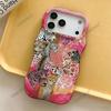 Europe and the United States Hot-selling Leopard Mobile Phone Case iPhone12 Advanced Sense Wave Film Case Apple 17promax Anti-drop Cover