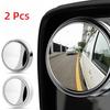 2 stücke Auto Blinden Winkel Spiegel Rahmenlose Hilfs Rückspiegel Auto Motorrad Universal Weitwinkel Einstellbar Kleine Spiegel
