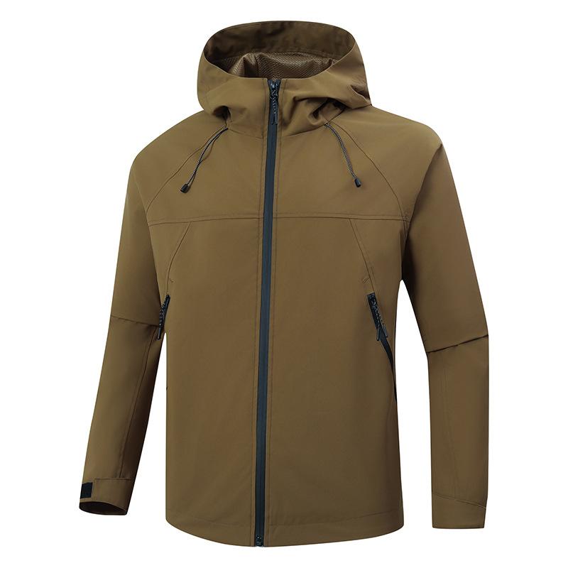 Mountain Outdoor Jacket Couple Coat Hooded Top Windproof Waterproof and Anti-fouling Mountaineering Suit Lightweight