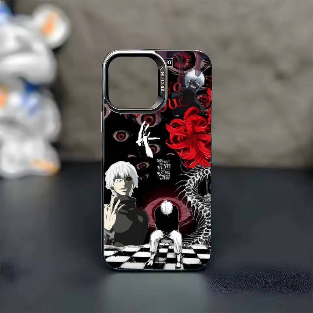 Tokyo G-Ghoul Wallpaper  Phone Case For iPhone 17 16 15 14 13 12 11 Pro Max Plus Silver Candy Matte Cover