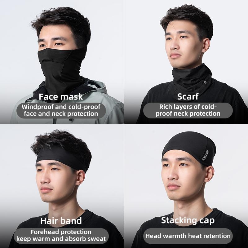 Rockbros Face Scarf Extended Design Ear Protective Bandana Warm Windproof Neck Breathable Outdoor Sport Hiking Bike Face Mask