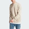 adidas Sweatshirts Men's Beige Crew Neck Moderate Regular IP8351