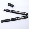 High Gloss Effects Chrome Plated Marker Pen Unique Plastic Reflective Ink Chrome Painting Pen for Glass