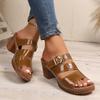 Women'S Thick Heeled Fish Mouth Hollow Slippers Fashionable And Casual High Wedge Heel Sandals For Women Size 13 Womens Sandals