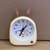 Lazy gift cute rabbit watch creative cartoon style fashionable living room study room pencil clock