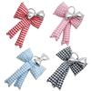 Fashion Bowknot Phone Charm Keyring Handmade Keychain Stylish Bag Pendant Backpack Purse Decors Perfect for Parties