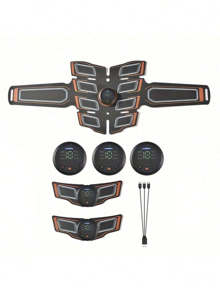 Wiederaufladbarer Bauchmuskeltrainer, Muskelstärkungsgerät/Ultimatives Home-Workout-Essential für Männer und Frauen