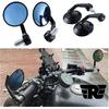 Motorcycle Rearview Mirrors for Royal for Enfield for Bullet for Meteor/for Classic 350 500 for Interceptor 650 Motorcycle Bar End Mirrors Retro