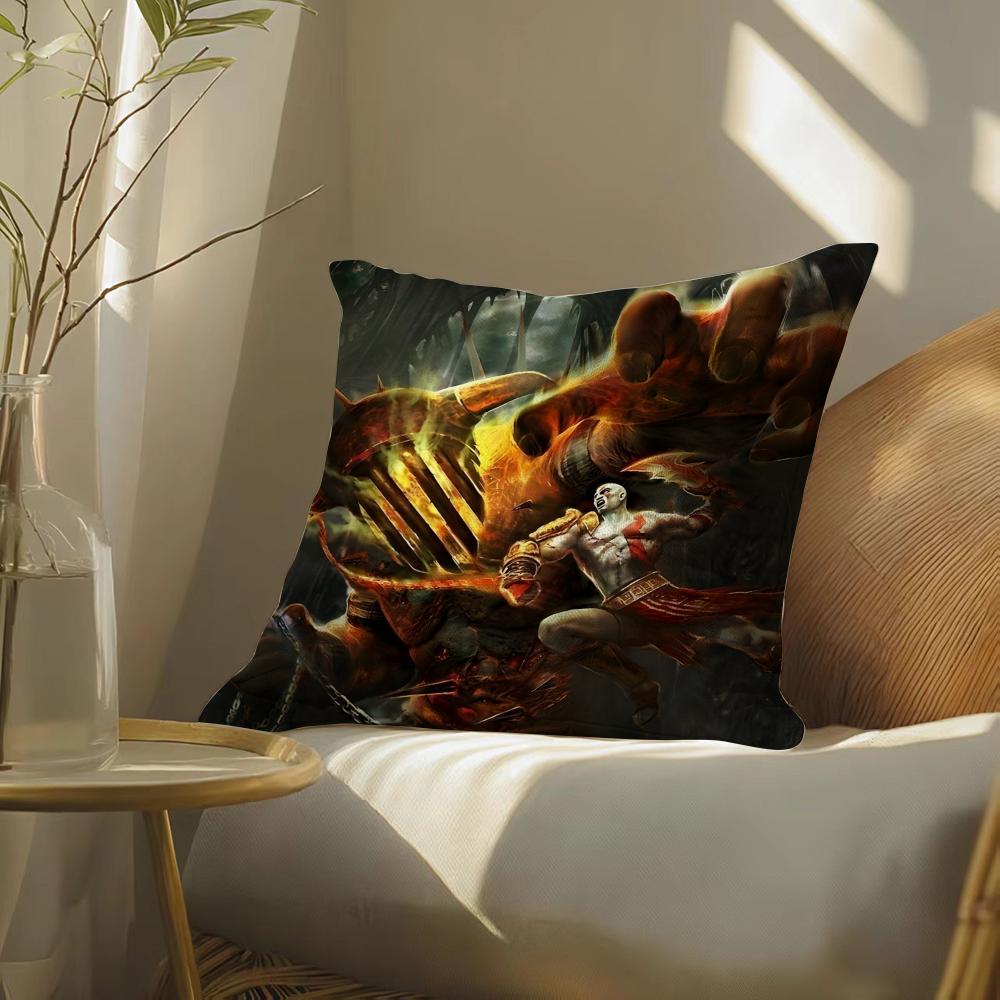 Gameg-Godofwarragnarok Pillow Case Pillowcase, Double-Sided Printed, Sofa Cushion, Bedroom Headboard