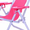Children' Gift Garden Bench Toy Accessories Doll Beach Chair Dollhouse Furniture Foldable Deckchair