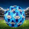 Football Team City FC Print Size 5 Soccer Ball, PU Wear Resistant Football for Match Training and Daily Practice, Birthday Gift for Soccer Fans