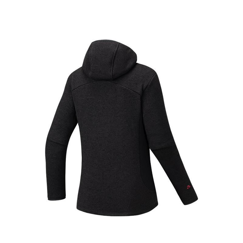 Anta X China National Geography Collaboration Outdoor Series Casual Versatile Warm Thick Hooded Solid Jacket Women Jacket 162546704-3