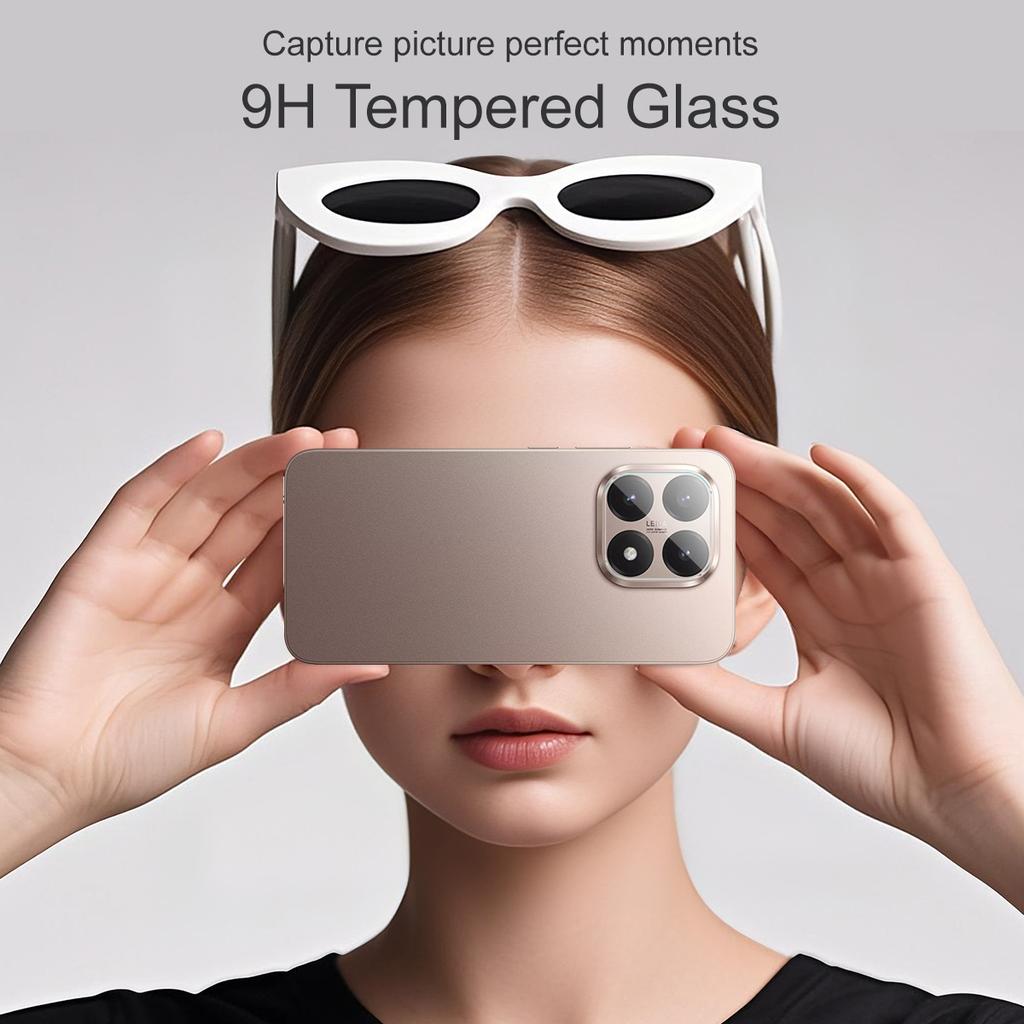 Pro Xiaomi MI 15T Pro 5G Sklo IMAK Sklo s vysokým rozlišením Fólie na objektiv Černá verze