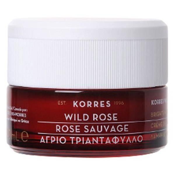 Crème de nuit - Korres - Rose Sauvage - 40ml - Anti-rides - Hydratation intense