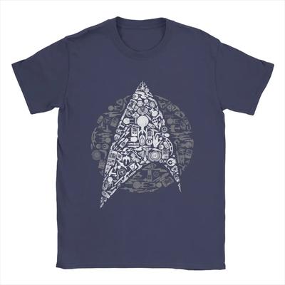 Men's Stars Treks Icons T Shirts Cotton Clothes Humorous Short Sleeve O Neck Tees Gift Idea T-Shirt#Color