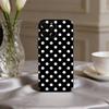 P-Polka D-Dot A-Art Phone Case For iPhone 17,16,15,14,13,12,11 Plus,Pro Max,XS,Soft Silicone Black Cover